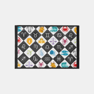 zodiac signs outdoor rug