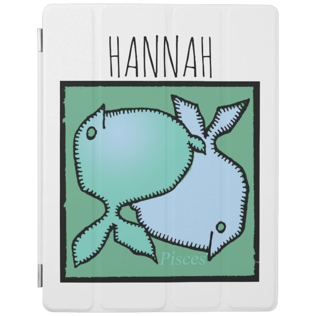 Zodiac Signs Pisces personalized Birthday iP Cover (Front)