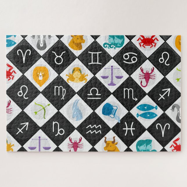 zodiac signs puzzle (Horizontal)