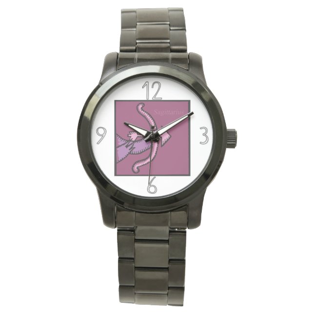 Zodiac Signs Sagittarius Birthday Watch (Front)
