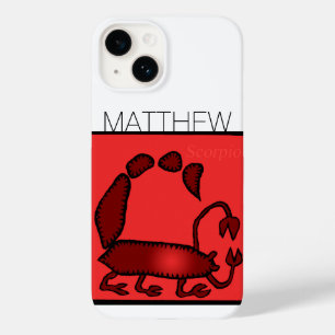 Zodiac Signs Scorpio personalized Birthday I iPC Case-Mate iPhone 14 Case
