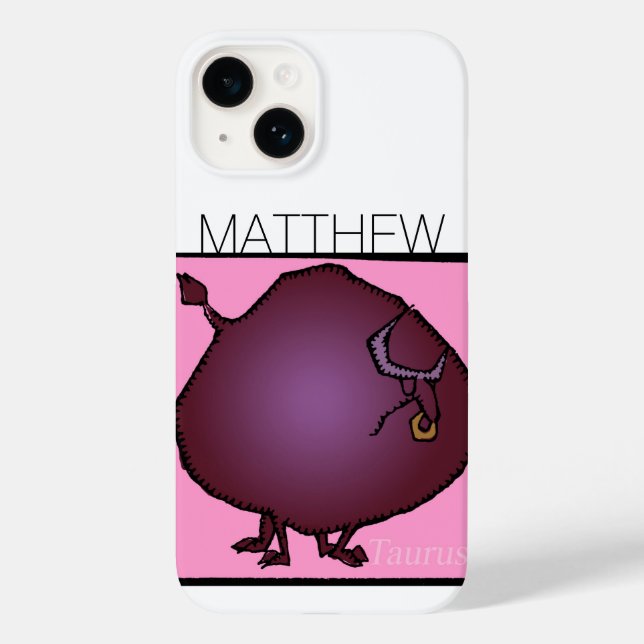 Zodiac Signs Taurus personalized Birthday I case (Back)