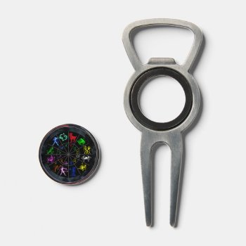 Zodiac Signs Together Divot Tool by MarianaEwa at Zazzle