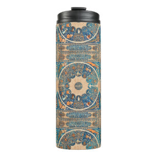 Zodiac Signs Vintage Celestial Map Thermal Tumbler