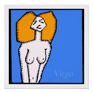 Zodiac Signs Virgo Birthday Perfect Poster 20x20