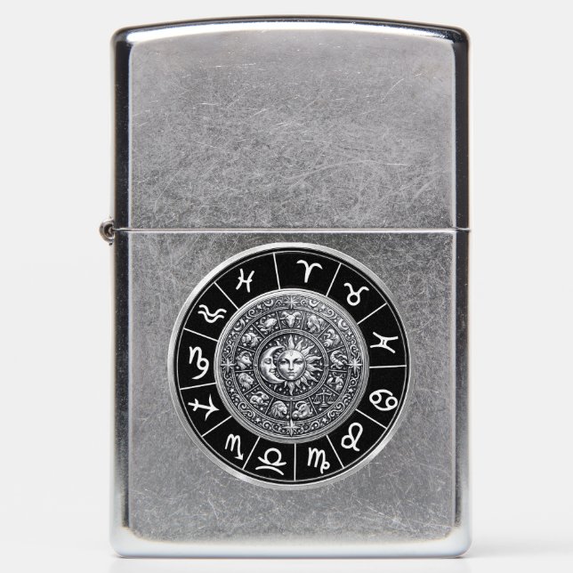 Zodiac signs zippo lighter (Front)