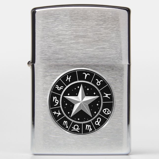 Zodiac signs zippo lighter (Front)
