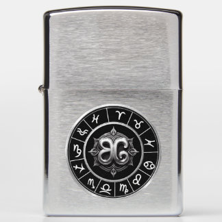 Zodiac signs zippo lighter