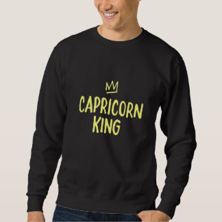 Zodiac Star Sign Astrology Horoscope King Caprico Sweatshirt