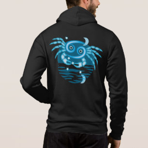 Zodiac Star Sign - Cancer Symbol Hoodie