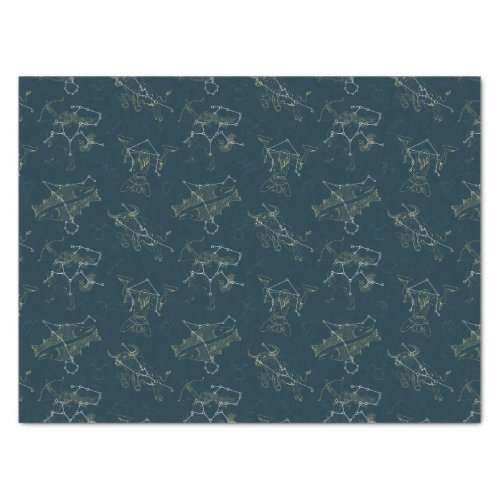 Zodiac Stars In The Sky Festive Constellations  Tissue Paper