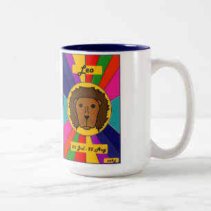 Zodiac Sun Mug - Leo