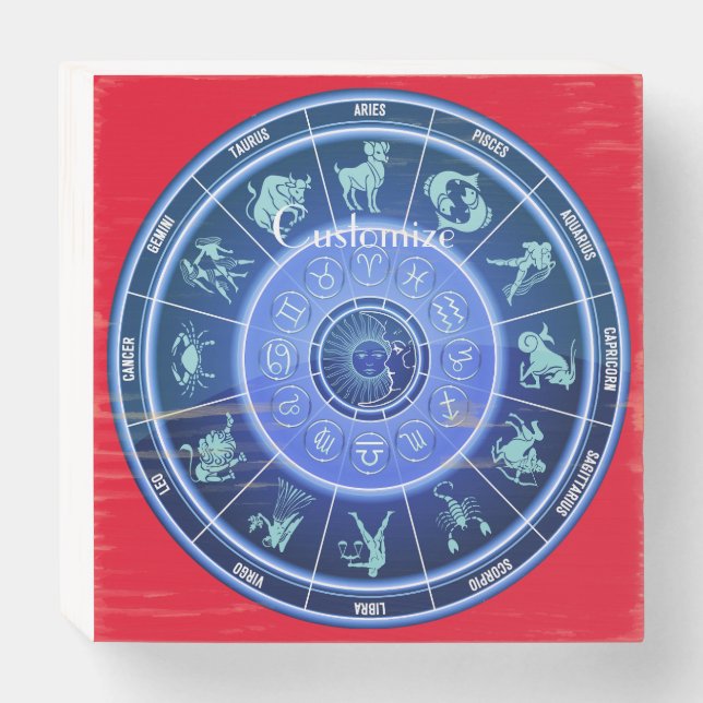 Zodiac Sun Sign Astrology Calendar Thunder_Cove (Front Horizontal)