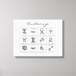 Zodiac Sun Sign Astrology Calendar Thunder_Cove