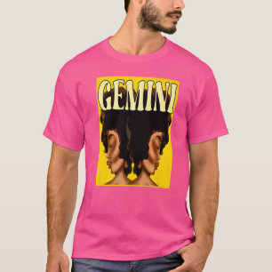 Zodiac Sun Sign Gemini Astrology Horoscope T-Shirt