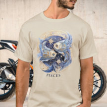 Zodiac Symbol Fish Celestial Fantasy Pisces Mens