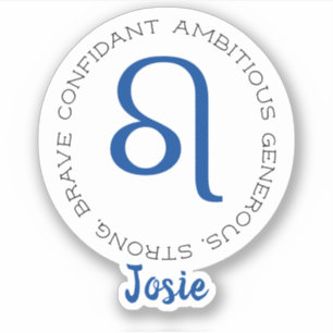 Zodiac Symbol Leo Sticker