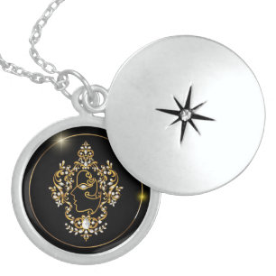 Zodiac Symbol Locket Necklace