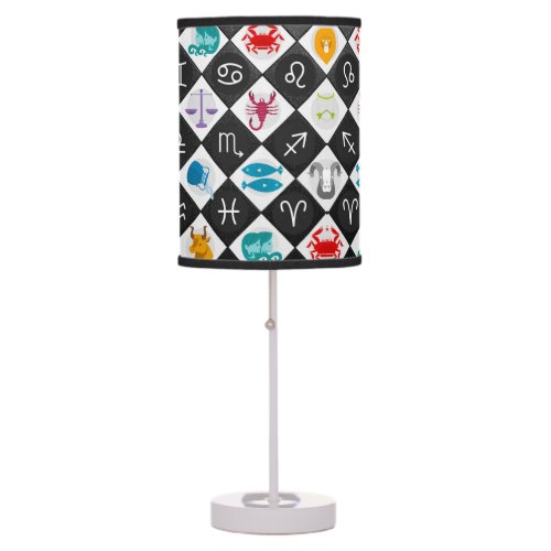 Zodiac Symbols Astrology  Horoscope Signs Table Lamp