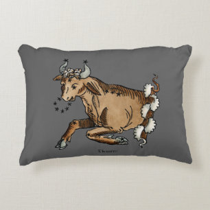 Zodiac: Taurus, 1482 Accent Pillow