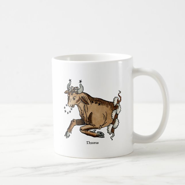 Zodiac: Taurus, 1482 Coffee Mug (Right)