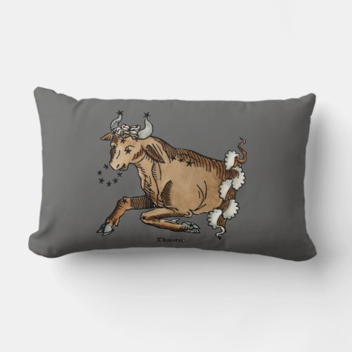 Zodiac Taurus 1482 Lumbar Pillow