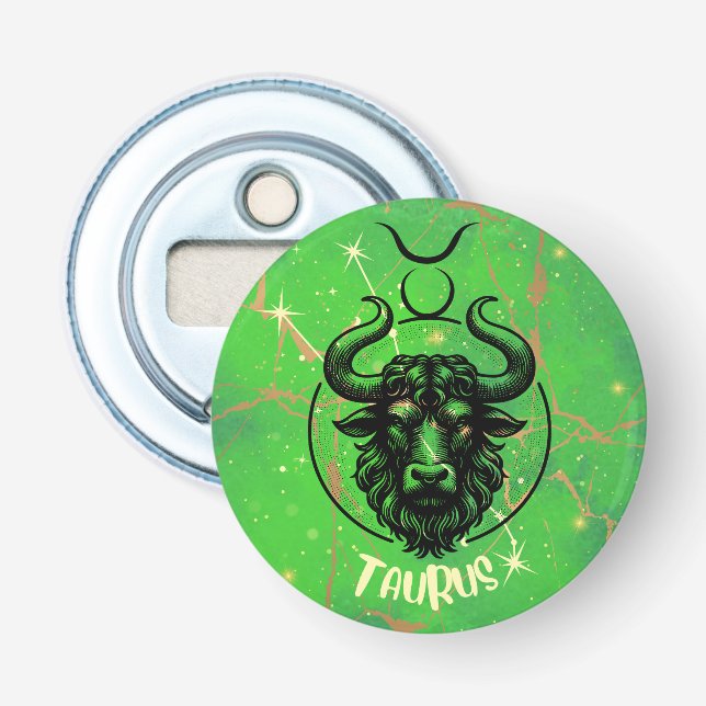 Zodiac Taurus Bottle Opener (Front)