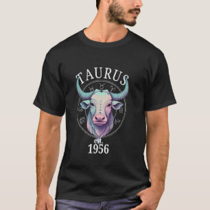 Zodiac Taurus Bull Born in 1956 T-Shirt