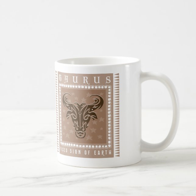 Zodiac Taurus Coffee Mug (Right)