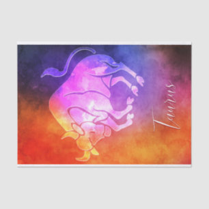 Zodiac : Taurus Colorful Candy Colors Tissue Paper