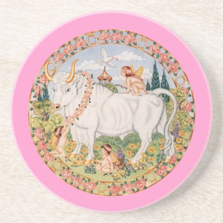 Zodiac Taurus - Customize It! Drink Coaster