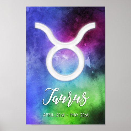 Zodiac  Taurus Dates Poster
