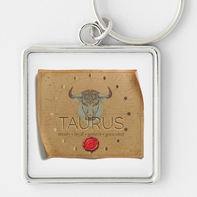Zodiac - Taurus - Keychain (Front)