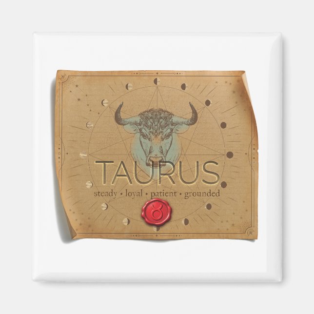 ZODIAC - Taurus - Magnet (Front)