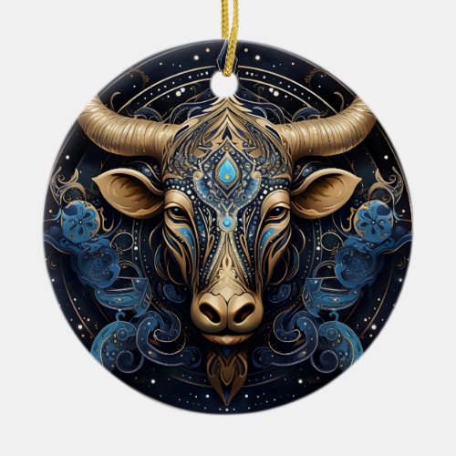 Zodiac Taurus Personalized Astrology Ornament