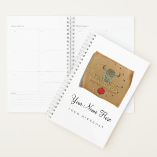 Zodiac - Taurus - Personalized Day Planner