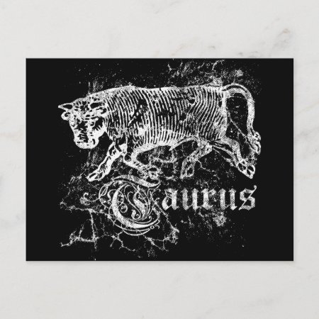 Zodiac Taurus Postcard