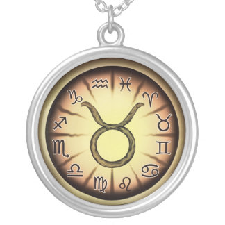 Zodiac Taurus symbol Necklace