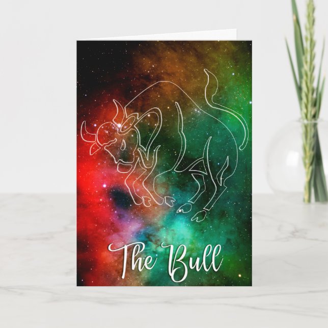 Zodiac : Taurus 'The Bull' Card (Front)