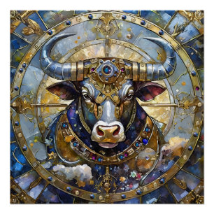 Zodiac - Taurus The Bull Poster