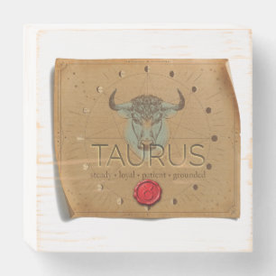 Zodiac - Taurus - Wood Box Art