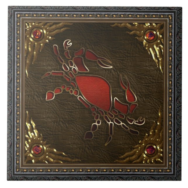 Zodiac Tile - Cancer (Front)