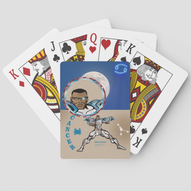Zodiac Universe - Cancer - Classic Playing Cards (Back)
