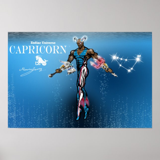 Zodiac Universe - Capricorn Poster (Front)