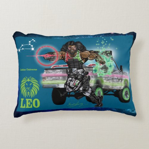 Zodiac Universe_Leo Accent Pillow