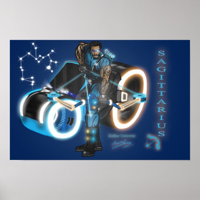 Zodiac Universe - Sagittarius Poster (Front)