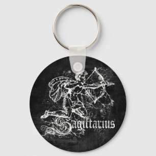 Zodiac Vintage Sagittarius Keychain