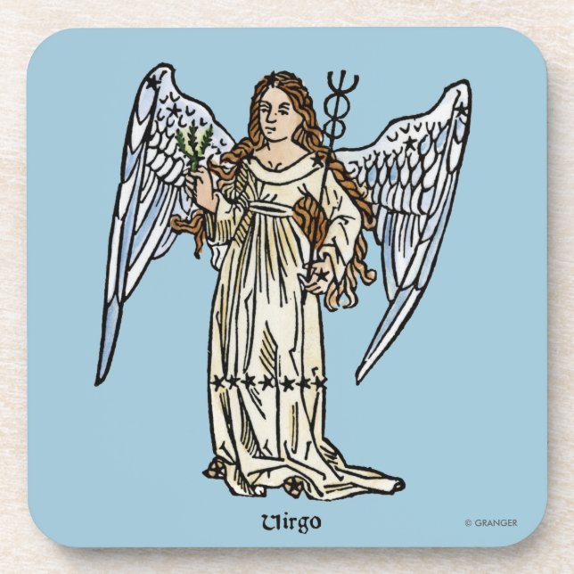 Zodiac: Virgo, 1482 Beverage Coaster (Front)