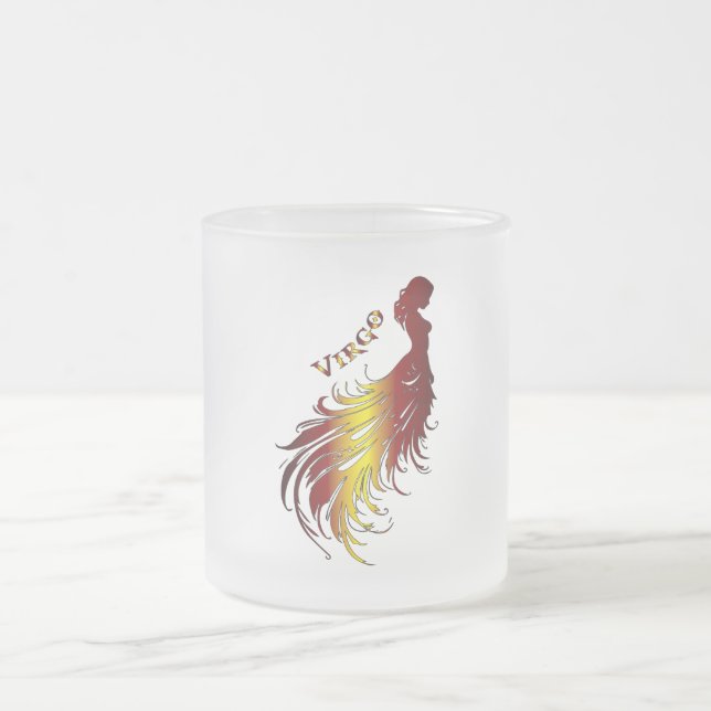 Zodiac Virgo Glass Mug (Center)