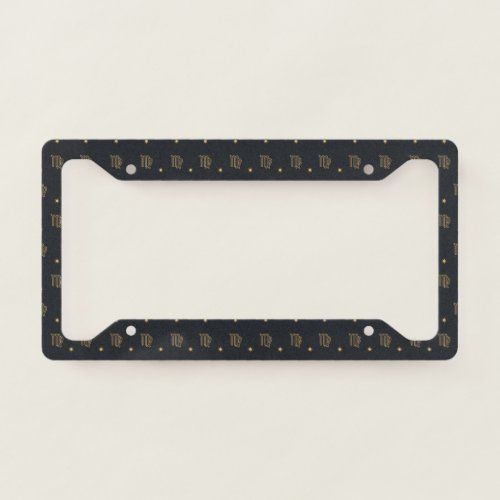 Zodiac Virgo License Plate Frame